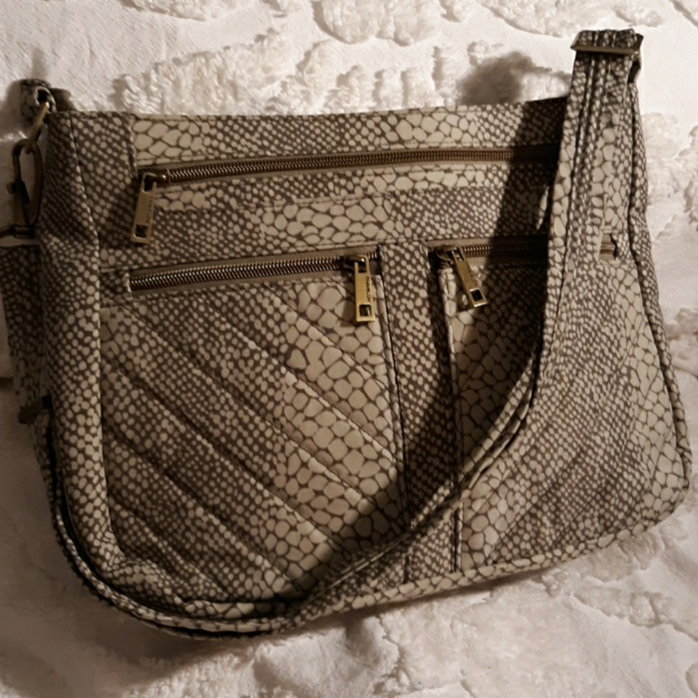 Travelon Snake Print Crossbody